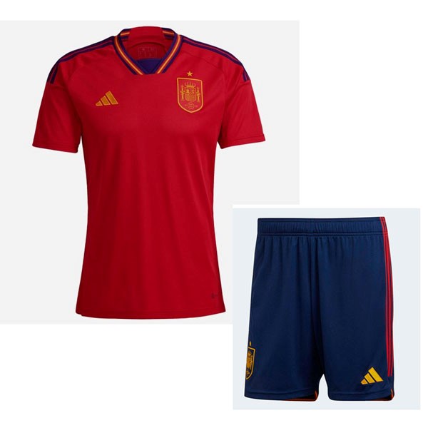 Camiseta España Primera equipo Niño 2022-23